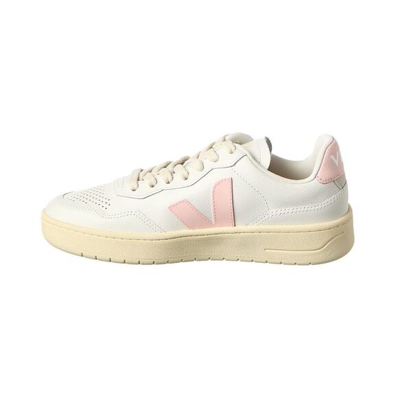 Veja V-90 O.T. Leather Sneaker, White - Picture 2 of 5